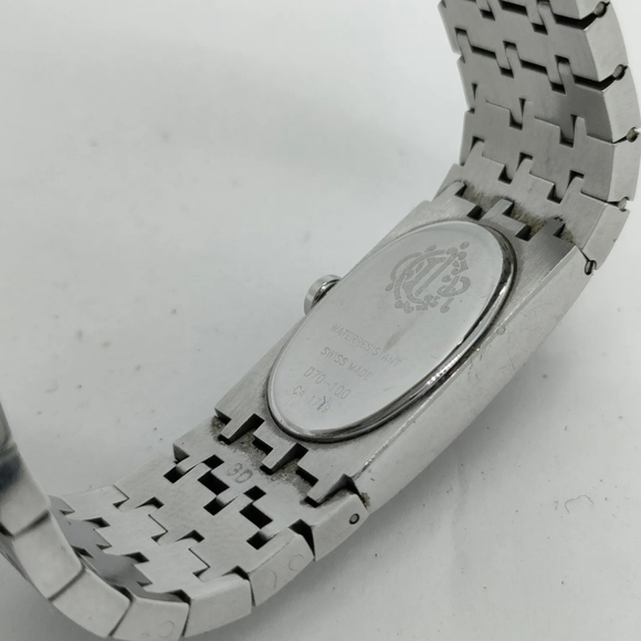 CHRISTIAN DIOR WATCH D70-100 STAINLESS STEEL SILVER QUARTZ ANALOG DISPLAY LADIES - Picture 7 of 11